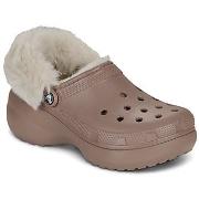 Puukengät Crocs  Cls Platfm Lined Fuzz Strap Cg  36 / 37