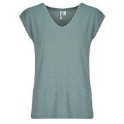 Lyhythihainen t-paita Pieces  PCBILLO TEE LUREX STRIPES  EU S