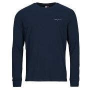 T-paidat pitkillä hihoilla Tommy Jeans  TJM SLIM CHEST LINEAR LS TEE E...
