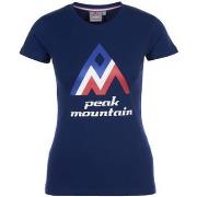 Lyhythihainen t-paita Peak Mountain  T-shirt manches courtes femme ACI...