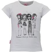 Lyhythihainen t-paita Miss Girly  T-shirt fille FRILY  3 vuotta