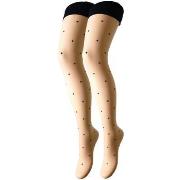 Sukat Trasparenze  Autoreggente Pois 20 Denari Anguria  M