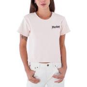 Lyhythihainen t-paita Hurley  TOMGIRL BABY RIB TEE  EU XS