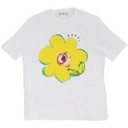 Lyhythihainen t-paita Marni  M01672M00HZ  12 vuotta