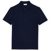 T-paidat & Poolot Lacoste  Paris Polo Elastic Piqué - Blue  EU S
