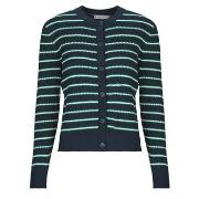 Neuleet / Villatakit Tommy Hilfiger  CO CABLE FINE GG C-NK LS CARDI  E...
