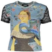 Lyhythihainen t-paita Desigual  23swtkba  EU XXL
