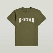 Lyhythihainen t-paita G-Star Raw  D26840 C336 FELT LOGO R T  EU XXL