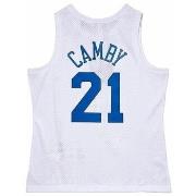 Lyhythihainen t-paita Mitchell And Ness  SMJY3148TRA96MCMWHIT  EU M