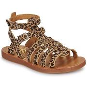 Tyttöjen sandaalit Pom d'Api  PLAGETTE GLADIATOR  24