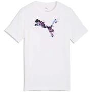 Lyhythihainen t-paita Puma  Graphic Floral Cat Tee G  11 / 12 vuotta