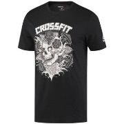 Lyhythihainen t-paita Reebok Sport  Mike Giant Skull  EU S