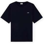 Lyhythihainen t-paita Autry  Embroidered Logo Tee - Blue  EU S