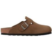 Sandaalit BIRKENSTOCK  Boston Suede Leather Narrow - Dark Tea Tonal  3...