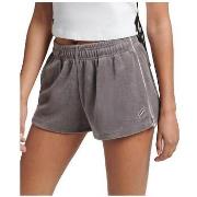 Shortsit & Bermuda-shortsit Superdry  Short  en velours gris  EU S