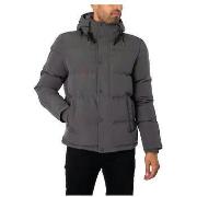 Toppatakki Superdry  Doudoune  Everest courte avec capuche gris  EU S