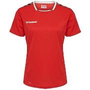 Lyhythihainen t-paita hummel  T-shirt  Authentic Poly Femme  EU S