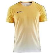Lyhythihainen t-paita Craft  T-shirt  Pro Control Fade Jaune  EU S
