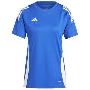 Lyhythihainen t-paita adidas  T-shirt  Tiro 24 femme bleu  EU M