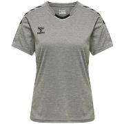 Lyhythihainen t-paita hummel  T-shirt  Core XK Poly Jersey gris  EU S