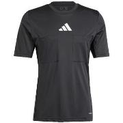 Lyhythihainen t-paita adidas  T-shirt  Maillot Arbitre Noir  EU S