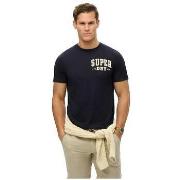 Lyhythihainen t-paita Superdry  T-shirt  Vintage Athletic noir  EU M