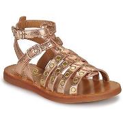 Tyttöjen sandaalit Pom d'Api  PLAGETTE STUD  28