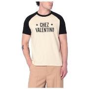 Lyhythihainen t-paita Valentino Bags  T-shirt  Beurre  EU XL