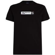 Lyhythihainen t-paita Karl Lagerfeld  SLIM GRAPHIC TEE  EU S