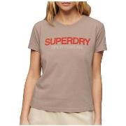 Lyhythihainen t-paita Superdry  T-shirt  Sportswear Logo ajusté manche...