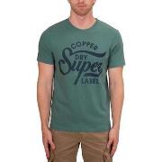Lyhythihainen t-paita Superdry  T-shirt  Copper Label Script  EU S