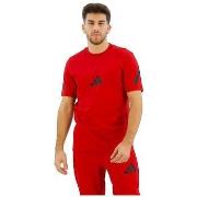 Lyhythihainen t-paita adidas  T-shirt  Z.N.E. Rouge  EU M