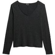 T-paidat pitkillä hihoilla Superdry  T-shirt manches longues  slim col...