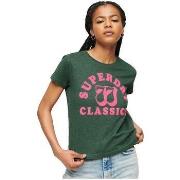 Lyhythihainen t-paita Superdry  T-shirt  Archive Neon Graphic  EU S