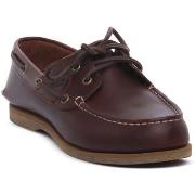 Kengät Timberland  BOAT 2 EYE BURGUNDY  37