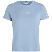 Lyhythihainen t-paita Tommy Hilfiger  Camisetas Mujer Modèle Classic S...