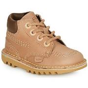 Lastenkengät Kickers  KICK HI ROLL LTHR IM LT TAN  28