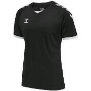 Lyhythihainen t-paita hummel  T-shirt  Core Volley Noir et Blanc  EU S