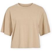 Lyhythihainen t-paita Vila  T-Shirt Luxi - Birch  EU M