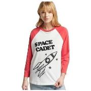 T-paidat pitkillä hihoilla Superdry  T-shirt  Vintage Surf Ranchero  E...