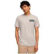 Lyhythihainen t-paita Superdry  T-shirt  avec logo brodé Superstate  E...