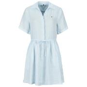 Lyhyt mekko Tommy Hilfiger  ESS LINEN SHORT SS DRESS  EU S