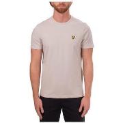 Lyhythihainen t-paita Lyle & Scott  T-shirt manches courtes  col rond ...