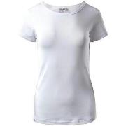 Lyhythihainen t-paita Hi-Tec  T-shirt  Lady Puro blanc  EU L