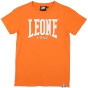 Lyhythihainen t-paita Leone 1947  Boy T-Shirt Short Sleeves Big Logo  ...