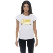 Lyhythihainen t-paita Leone 1947  Woman T-Shirt Short Sleeves Gold  EU...