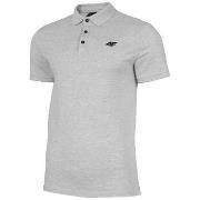 Lyhythihainen poolopaita 4F  Polo manches courtes  gris pour homme  EU...