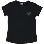 Lyhythihainen t-paita Leone 1947  Girl T-Shirt Short Sleeves Black Gir...