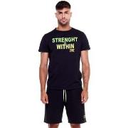 Lyhythihainen t-paita Leone 1947  Man Short Sleeves Sporty Fluo  EU M