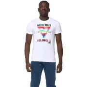 Lyhythihainen t-paita Leone 1947  Man Beach  EU XXL